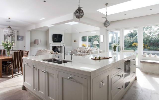 Portmarnock Handpainted contemporary-kitchen