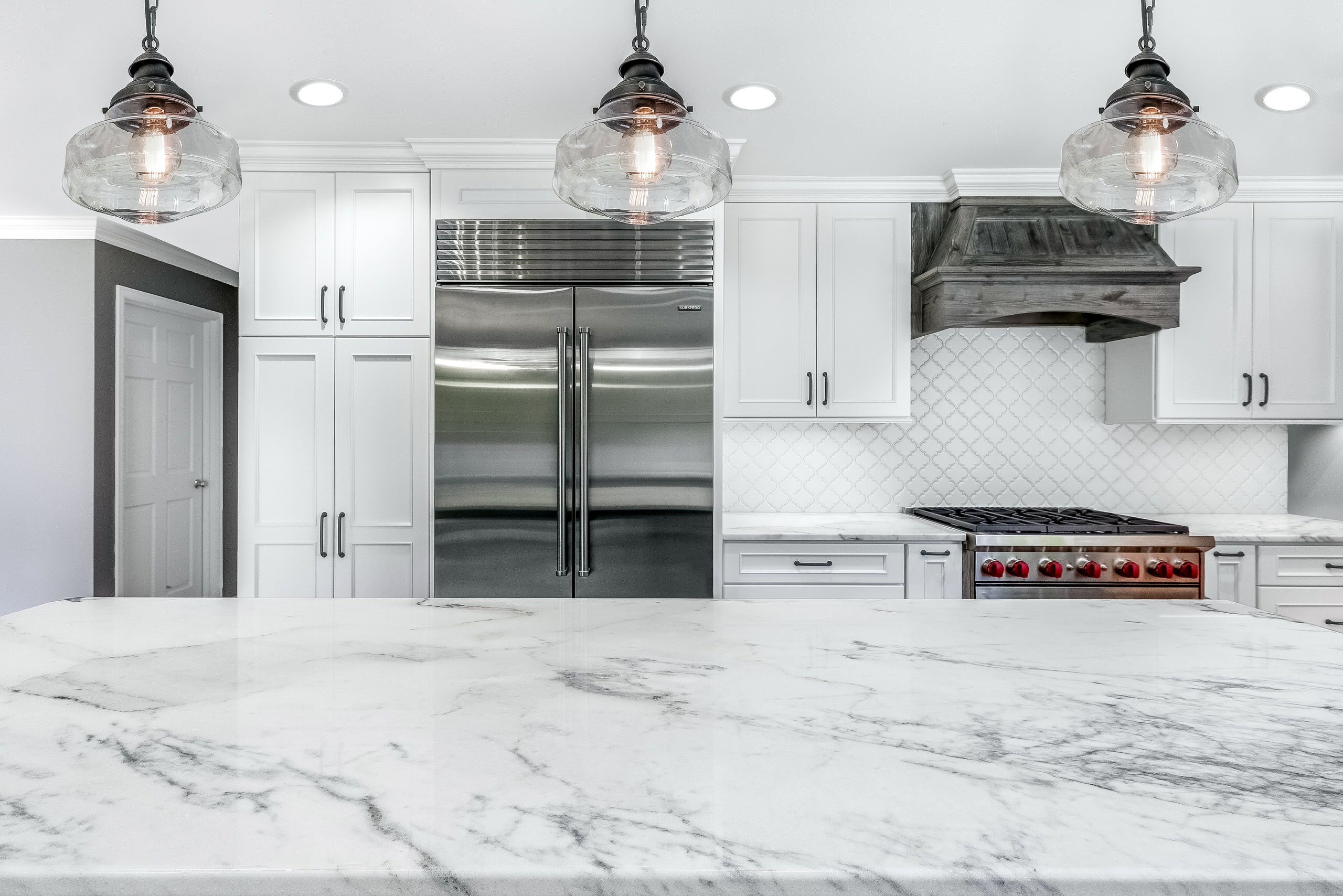 Bellevue Kitchen - White and Rustic Gray