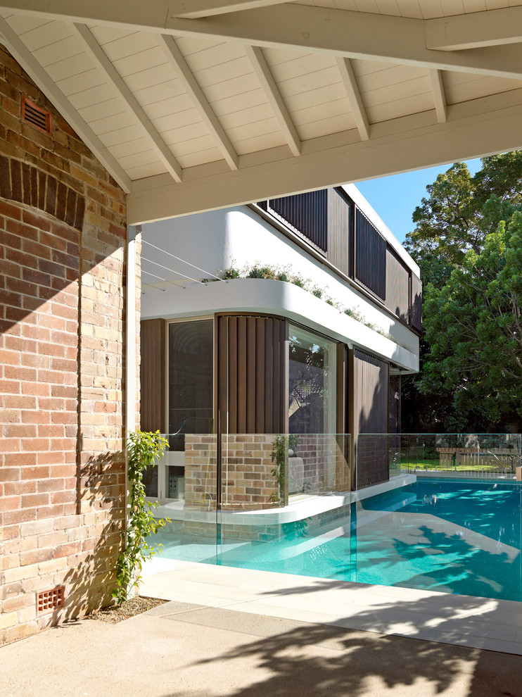 Photo of a transitional pool in Sydney.