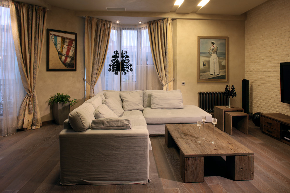 Интерьер 2-х этажной квартиры на Андреевской набережной