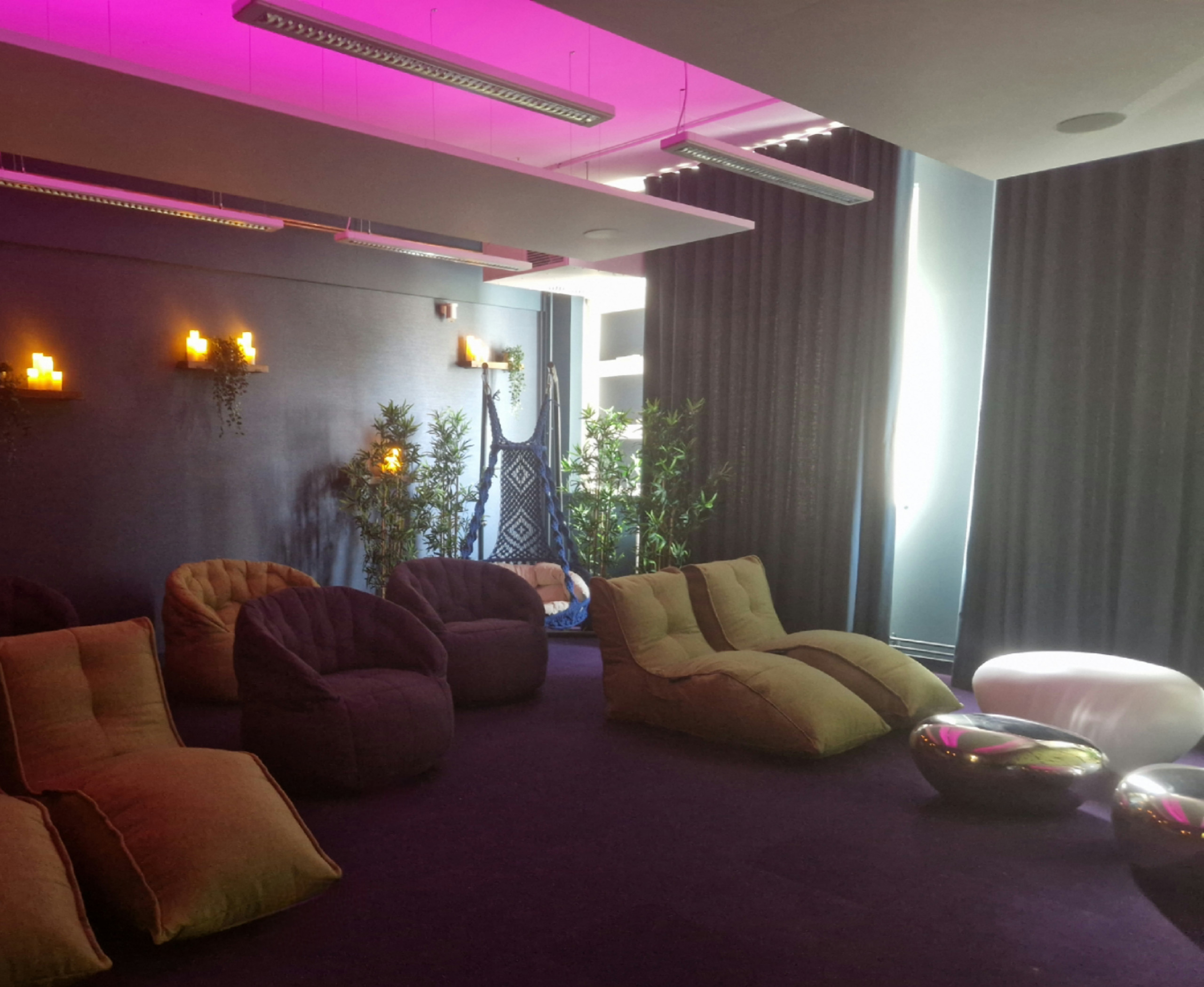 Classroom to Meditation Room Transformation