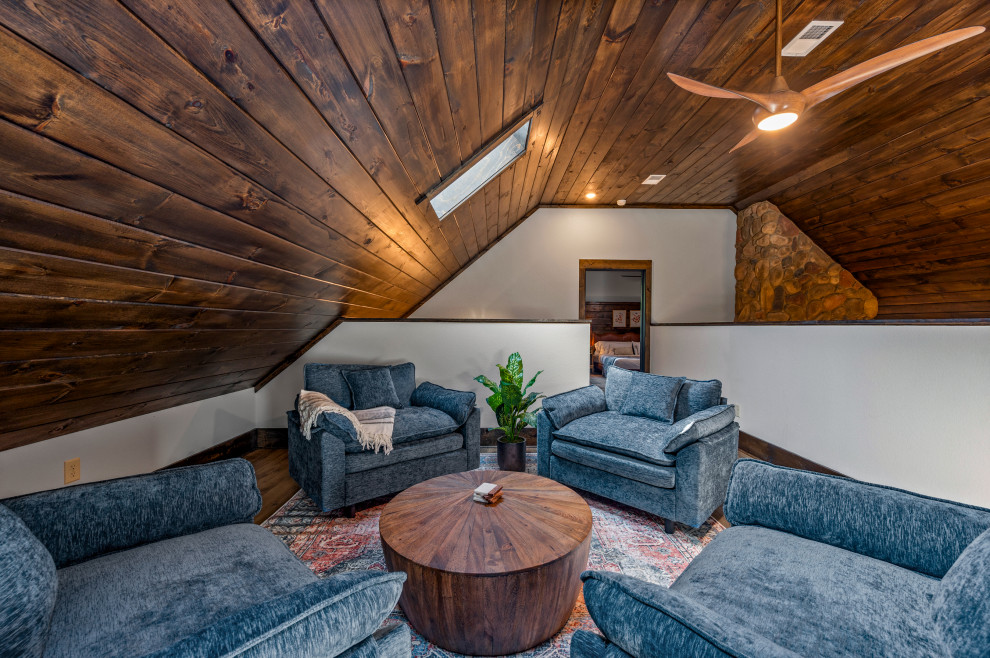 Example of a mountain style home design design in Other