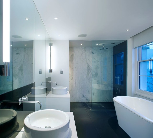 Kensington Park Road contemporaneo-cuarto-de-bano