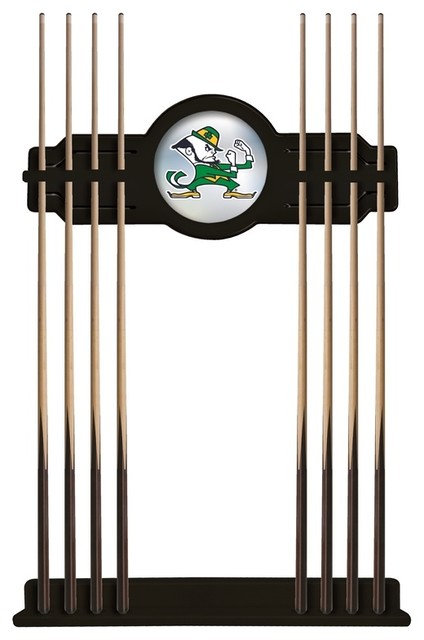 Notre Dame Leprechaun Cue Rack In Navajo Finish Contemporary