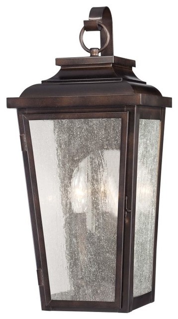 The Great Outdoors 72170-189 Irvington Manor 2 Light Outdoor Wall Sconce