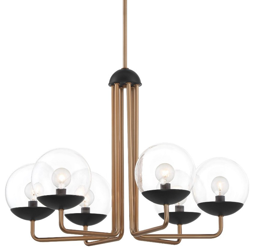 George Kovacs Lighting P1505-416 Outer Limits - 6 Light Chandelier