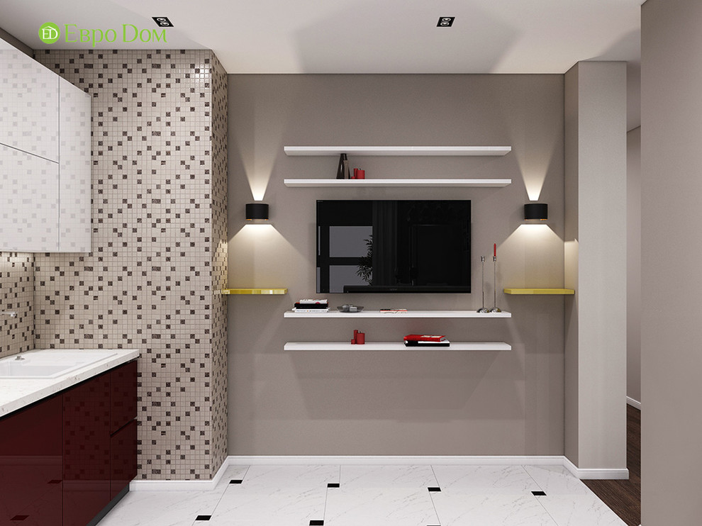 Дизайн трехкомнатной квартиры 120 кв. м в современном стиле