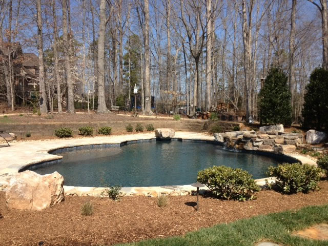 Home design - rustic home design idea in Charlotte