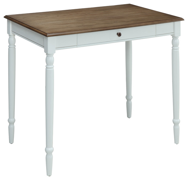 Convenience Concepts French Country Desk Driftwood And White