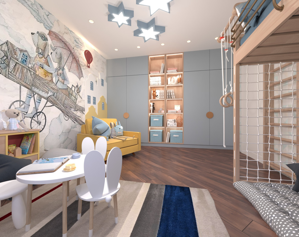 Дизайн-проект интерьера трехкомнатной квартиры.