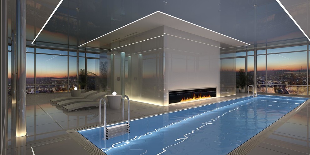 В центре города у рощи.