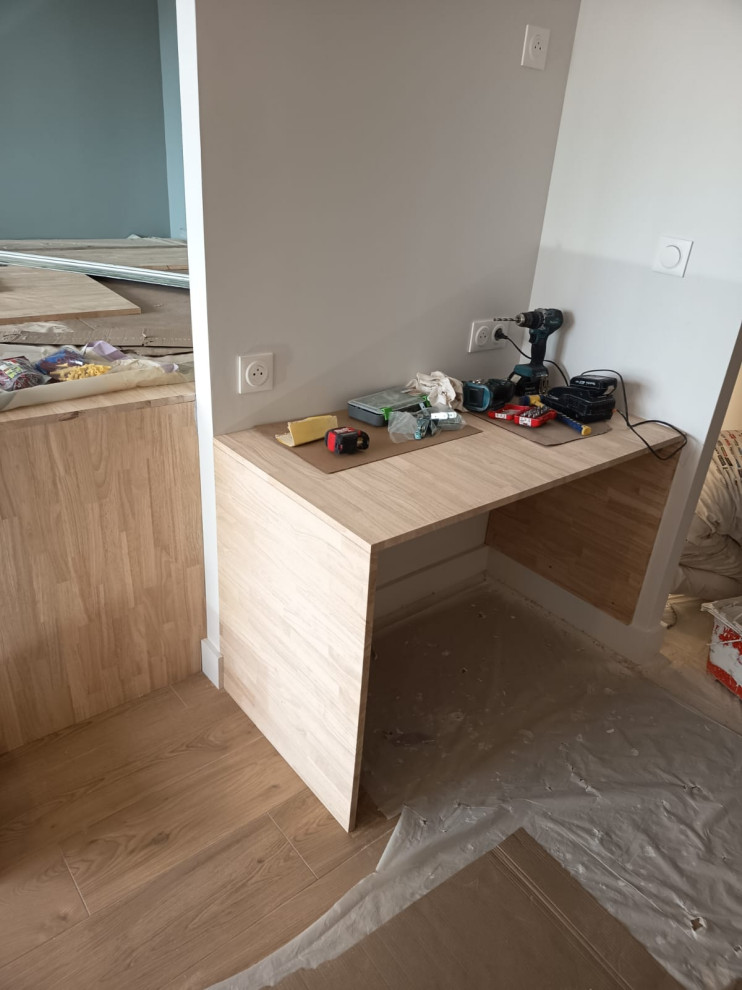 Rénovation d'un studio avec mezzanine