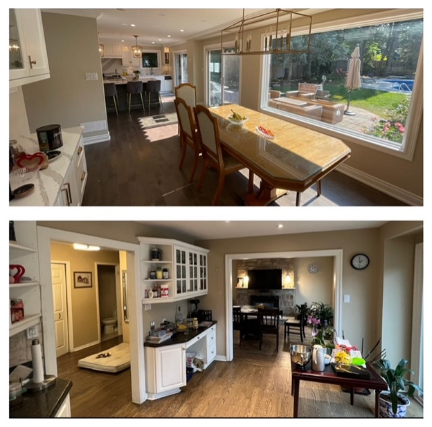 Complete Main Floor remodelling including removing a few load-bearing walls