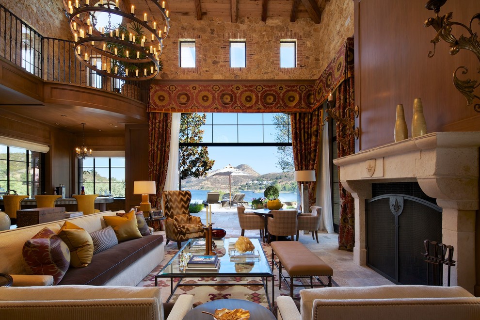 Mediterranean living room in Los Angeles.