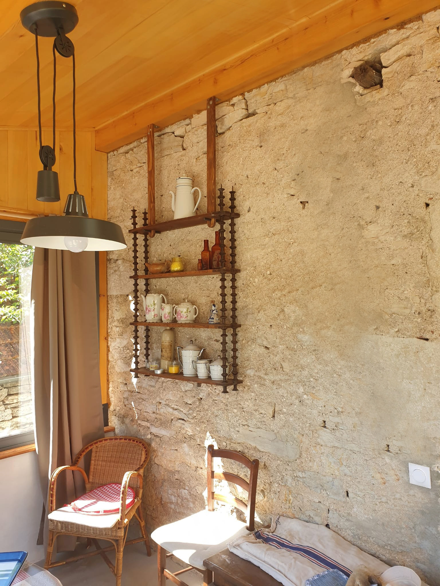 Conception // Création d’un bolet vitré sur une maison paysanne