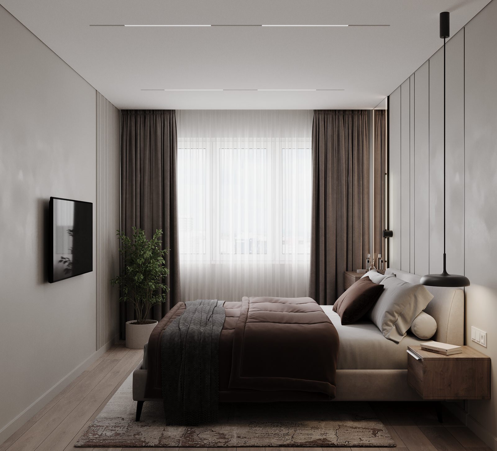 Интерьер квартиры в ЖК "Гармония"