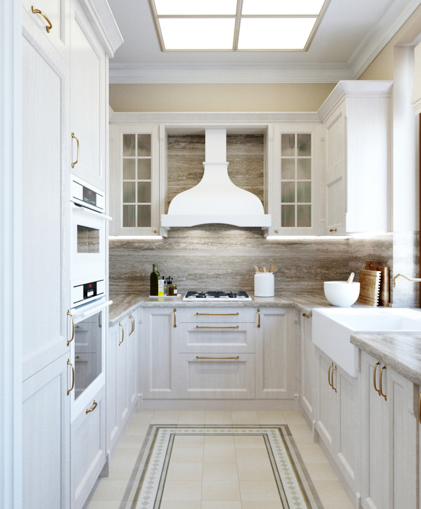 Проект кухни-гостиной в сталинском доме