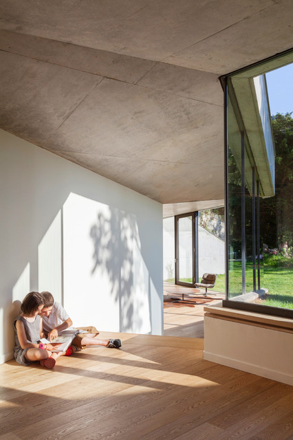 Maison PLJ contemporaneo-sala-de-estar