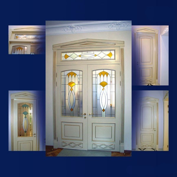 Окрашенные элитные двери