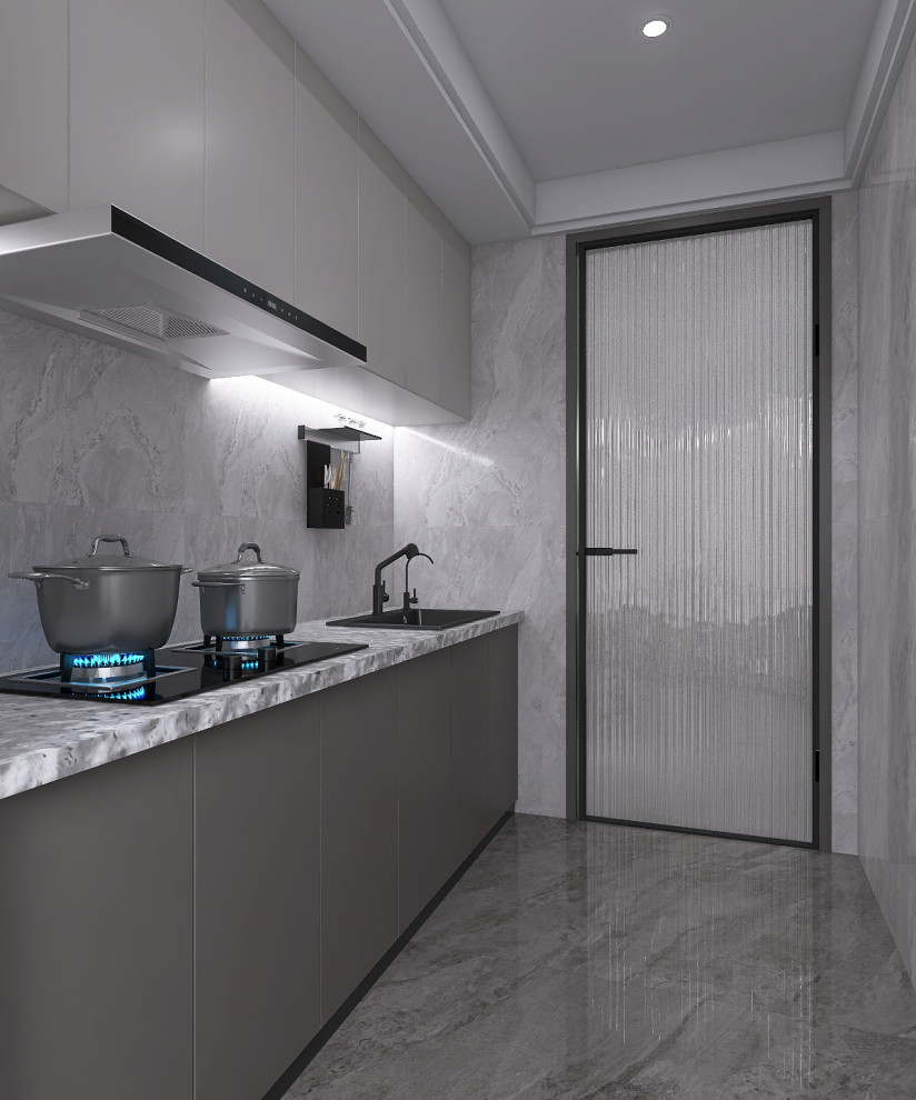 Конкурсная работа 70 кв.м. (кухня-гостиная)