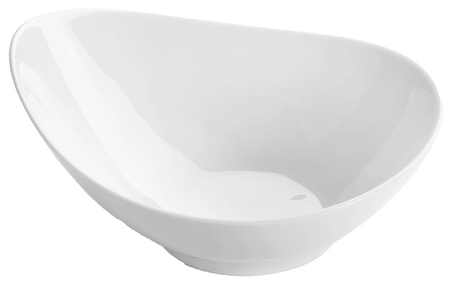 Galet Porcelain Bowls, White, Set of 6