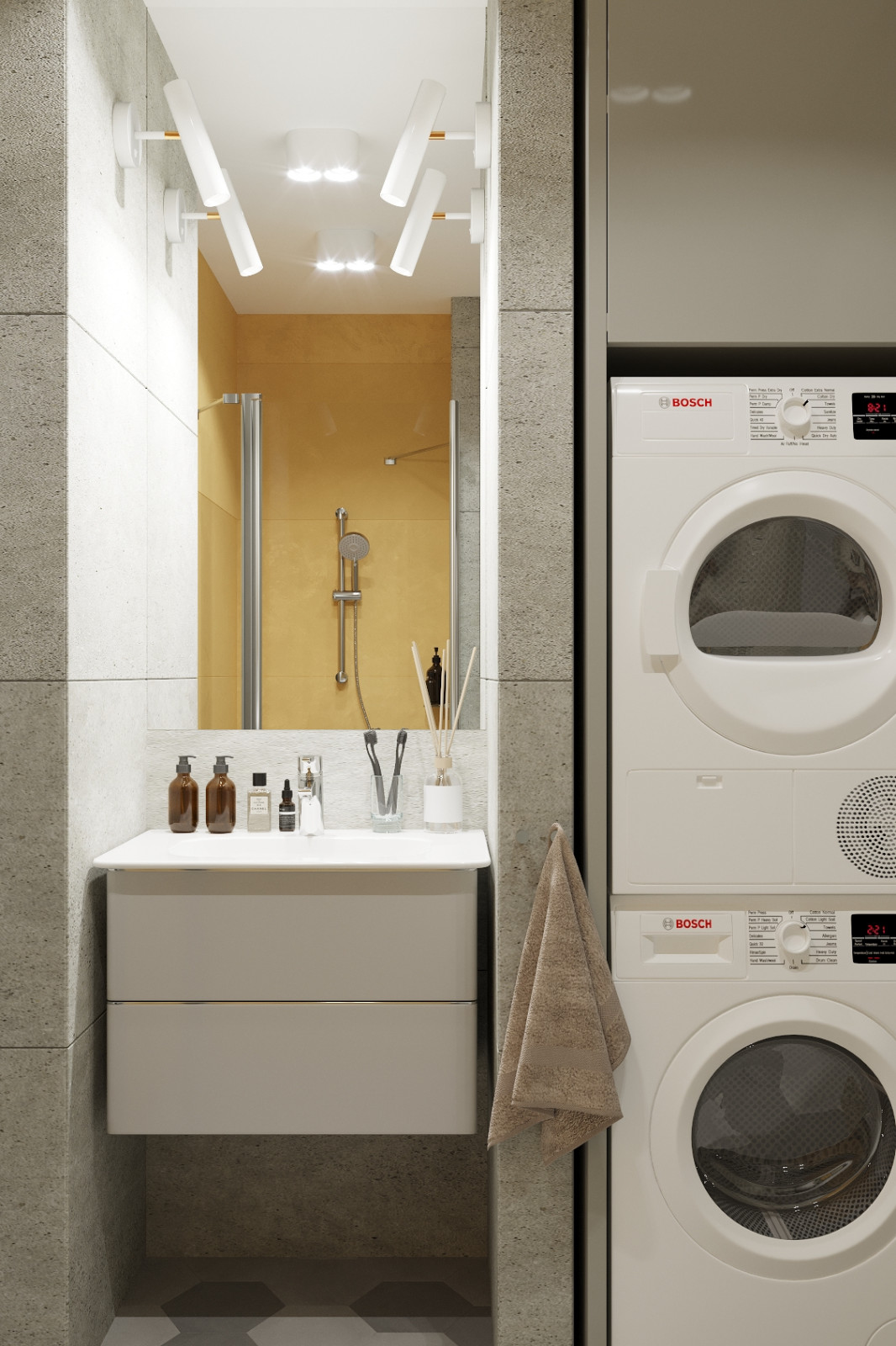 Проект 3-х комнатной квартиры в ЖК "Красный Бор"