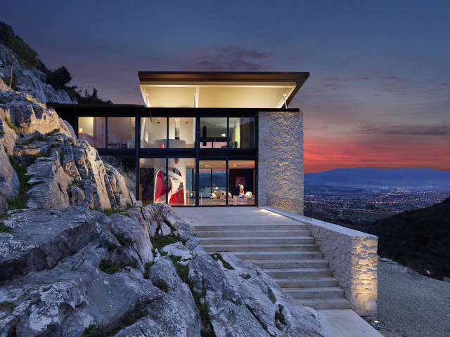 Casa Farfalla contemporain-facade