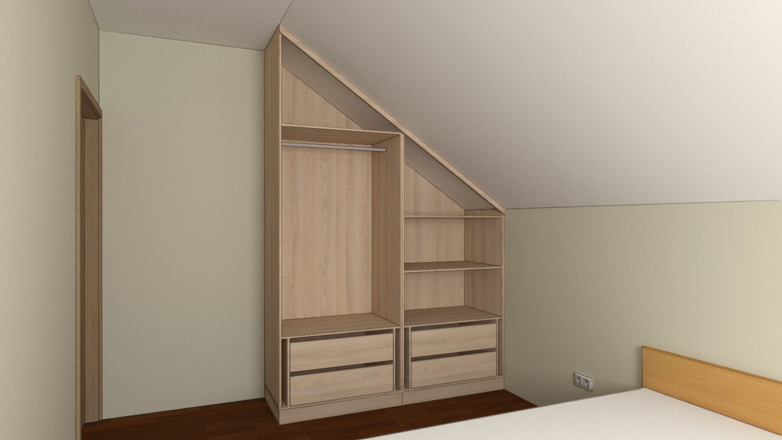 Шкаф визуализация