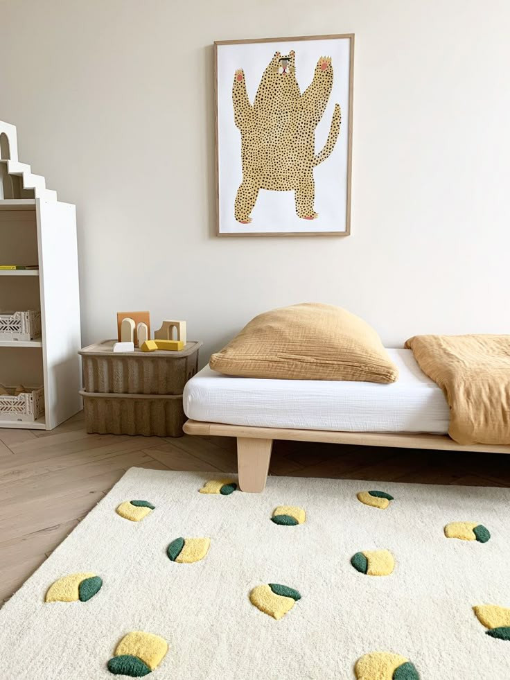 tapis citron decoration d'interieur