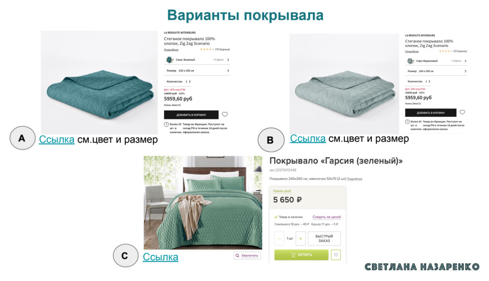 Подбор текстиля для спальни