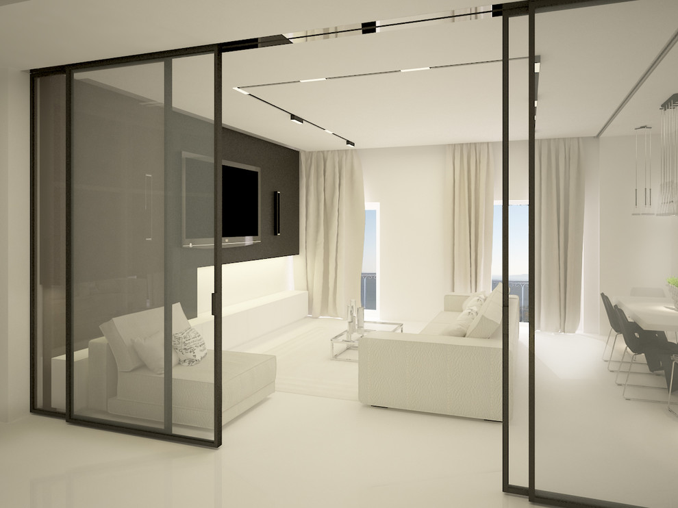 Дизайн проект квартиры в стиле лофт