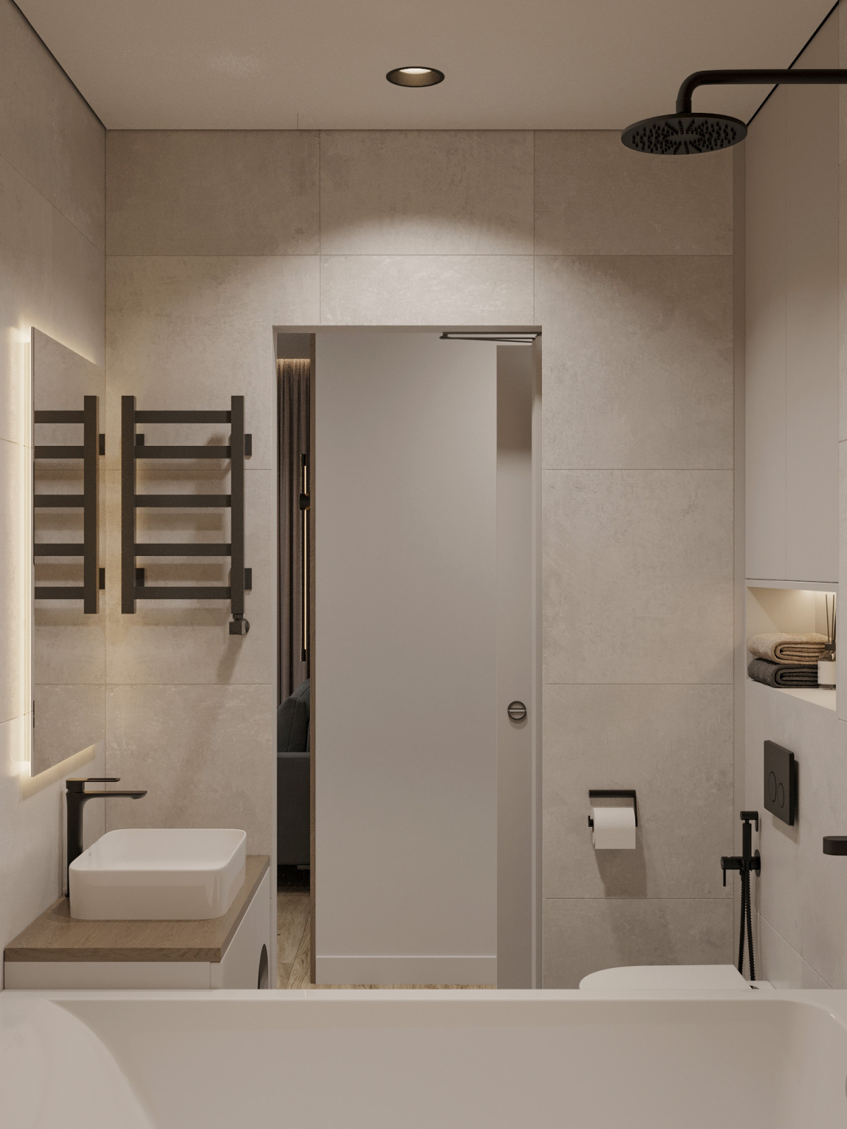 Функциональный проект современной квартиры для семьи