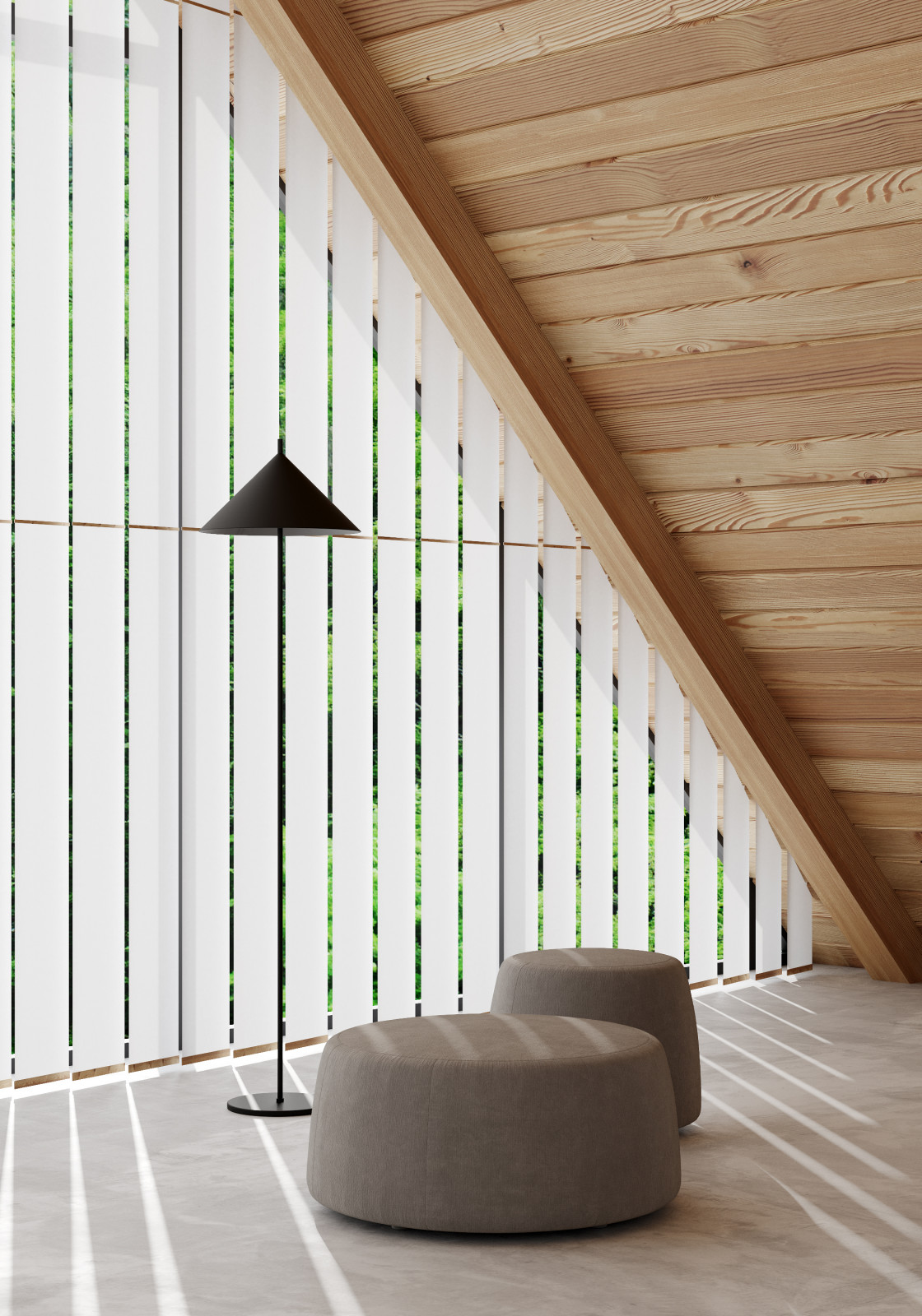 Дом с нестандартными окнами