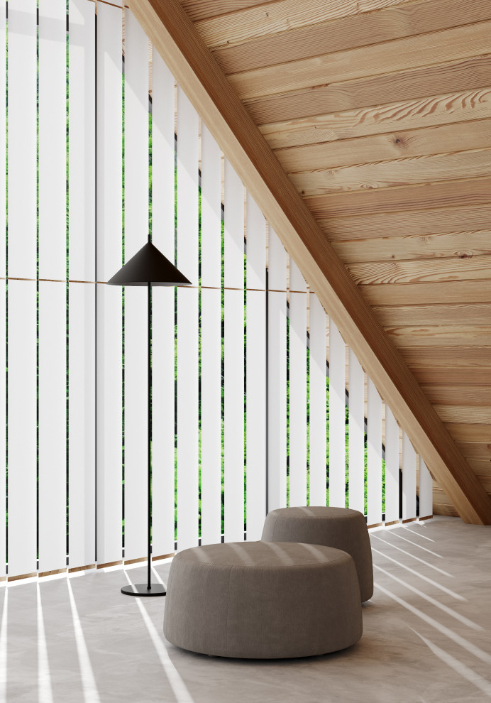 Дом с нестандартными окнами