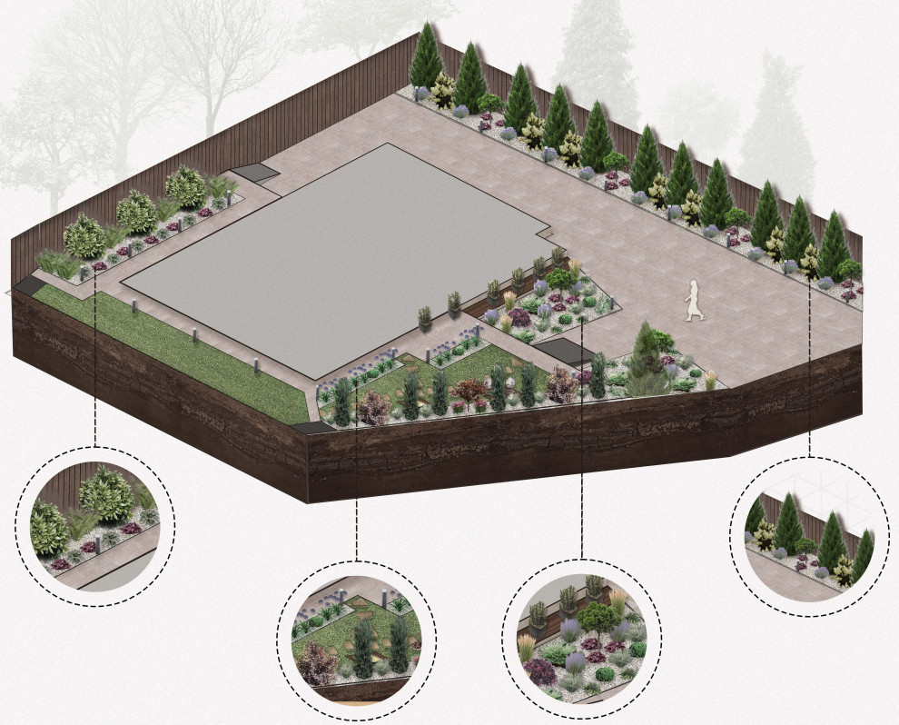 Дизайн - проект сада ул. Джапаридзе