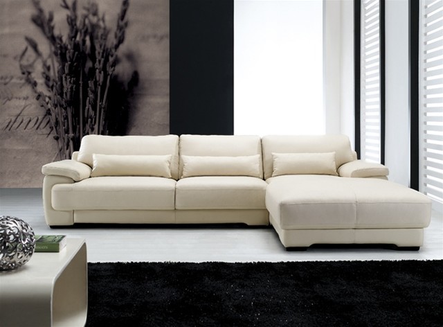 Morano Leather Sectional Sofa D0903