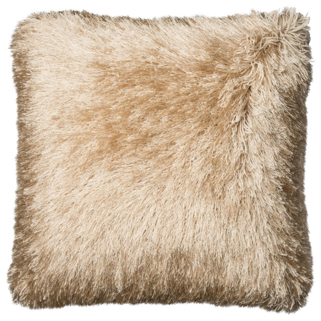 Loloi 100 Polyester Shag Pillow 22 X22 Contemporary