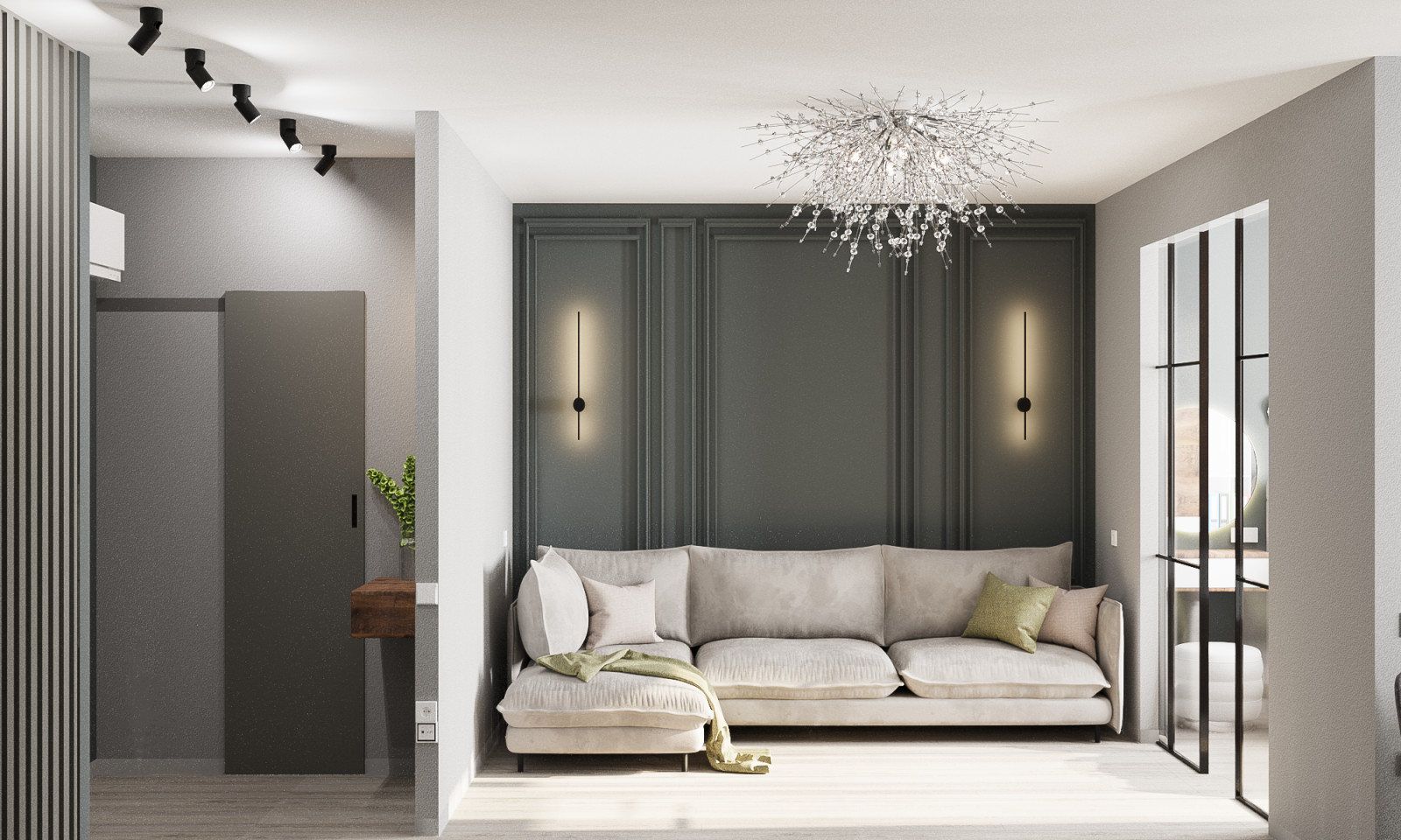 однокомнатная квартира для 2 чел