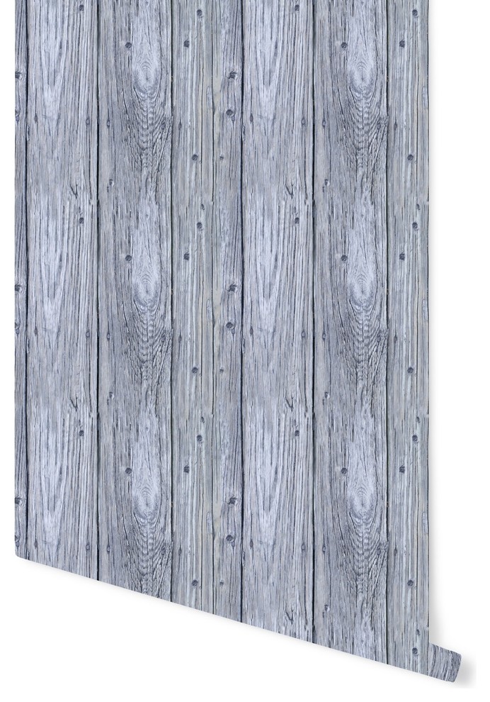 Removable Wallpaper-Beach Wood-Peel & Stick Self Adhesive, 24x96