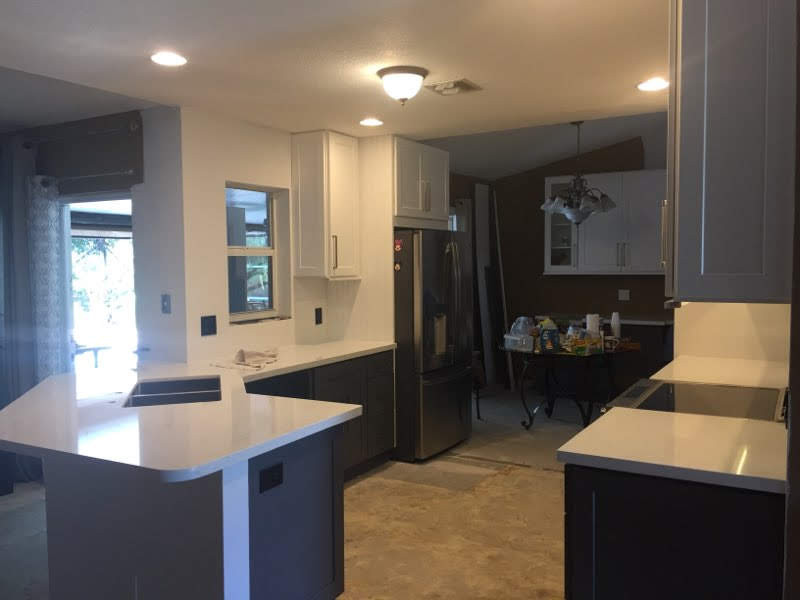 Inspiration for a transitional kitchen remodel in Miami