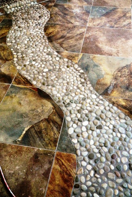 Bathrooms contemporary-staircase