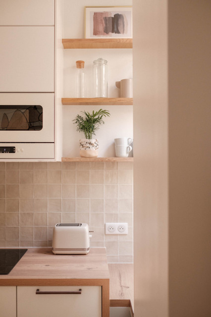 L'&eacute;l&eacute;gance d&eacute;contract&eacute;e, 27m2 &agrave; Paris kitchen