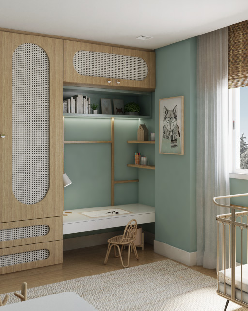Chloe's Nursery Room scandinavian-nursery