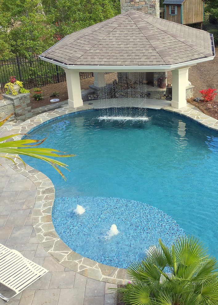 Elegant pool photo in Atlanta