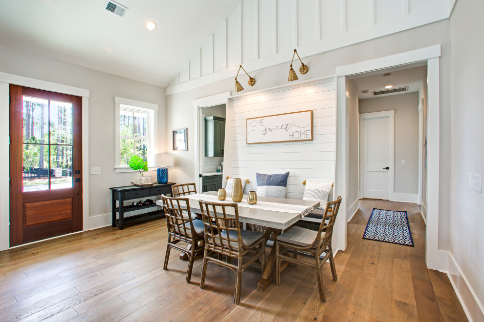 Palmetto Bluff Beach Style Dining Room by Brightwater Homes Houzz