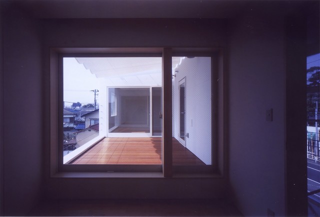 階段の家 minimalistisch-schlafzimmer