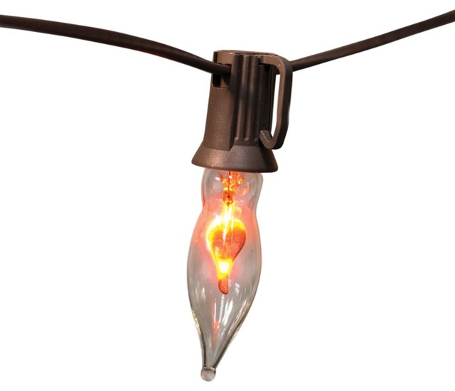 Outdoor Flicker Flame String Light Bulbs Outdoor Lighting Ideas