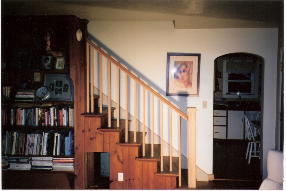 Interior Stairway Railing Replacement, Wood