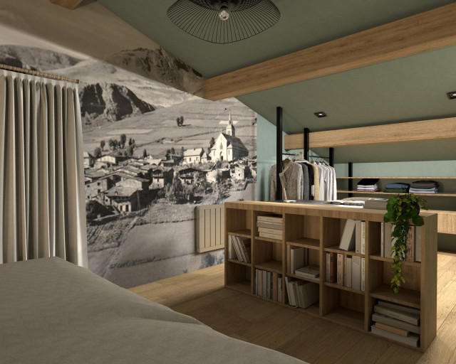 LE CHALET rustikal-ankleidezimmer