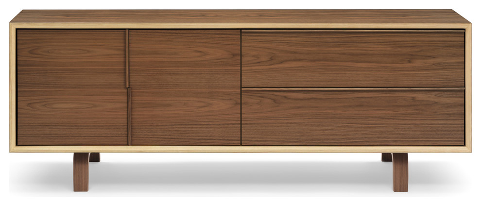 Cherner Two Drawer and Cabinet Credenza
